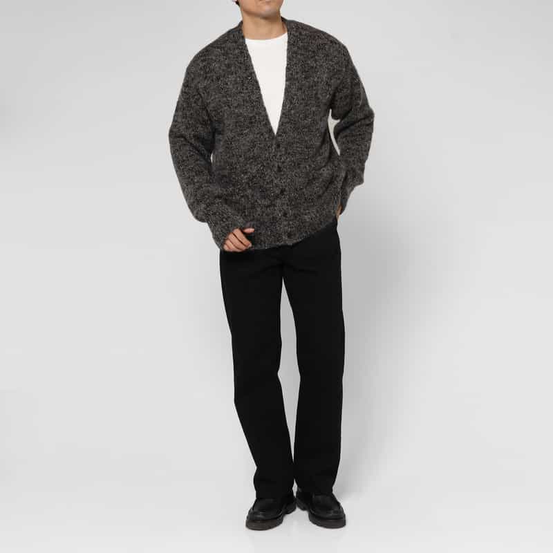 YOKE YOKE＜ヨーク＞ ニットカーディガン BLACK