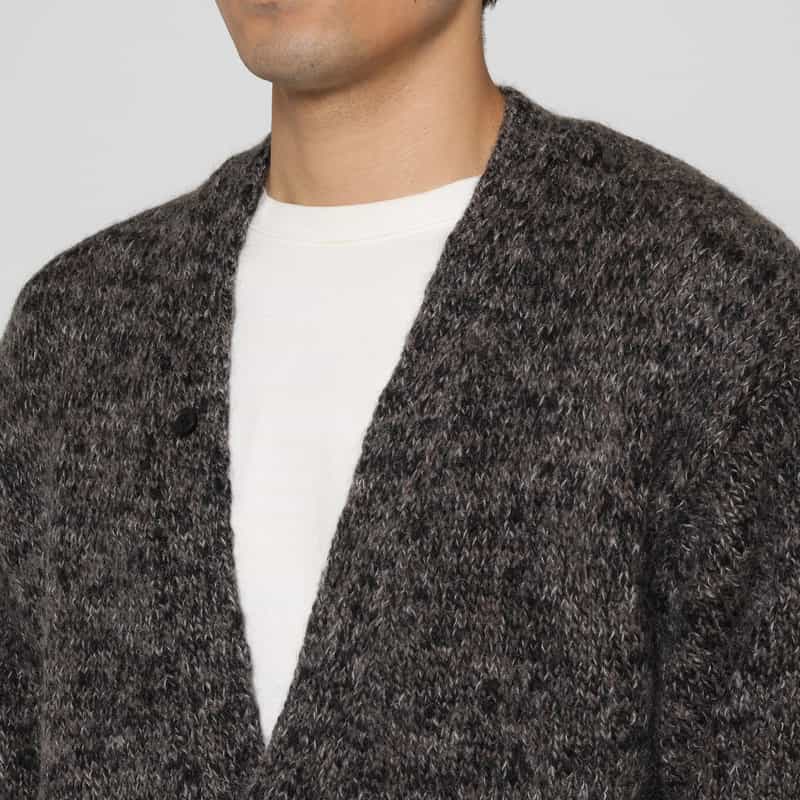 YOKE YOKE＜ヨーク＞ ニットカーディガン BLACK