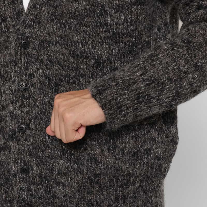 YOKE YOKE＜ヨーク＞ ニットカーディガン BLACK