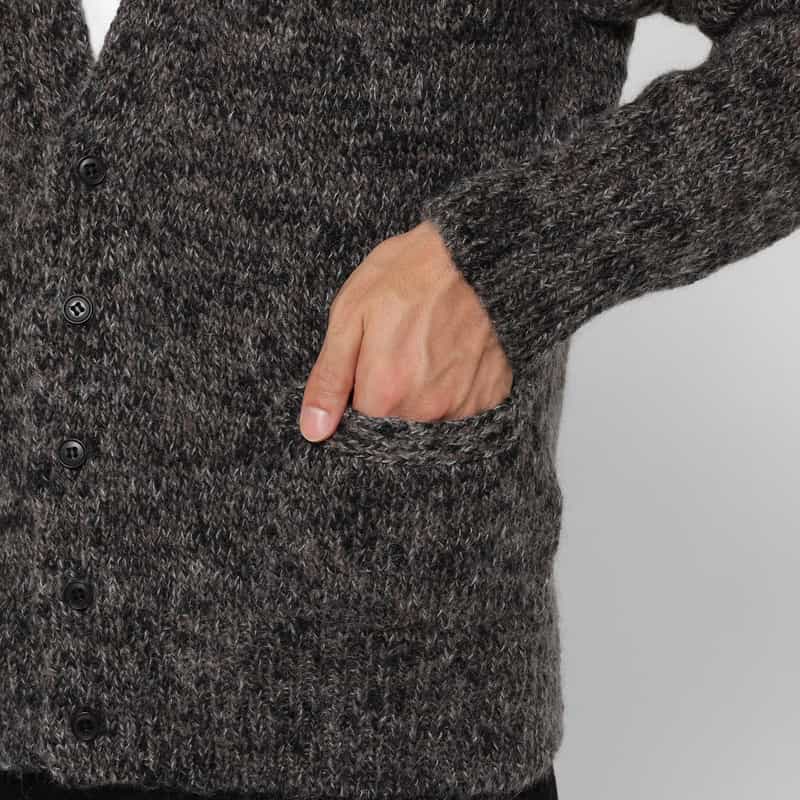 YOKE YOKE＜ヨーク＞ ニットカーディガン BLACK