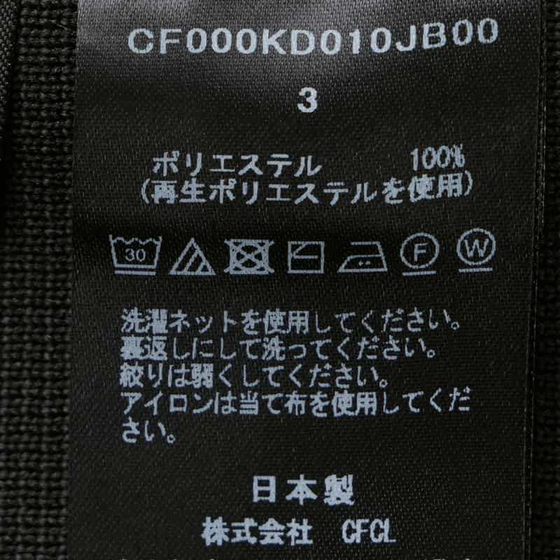 CFCL CFCL＜シーエフシーエル＞ ボクシーフィットテーラードジャケット BLACK