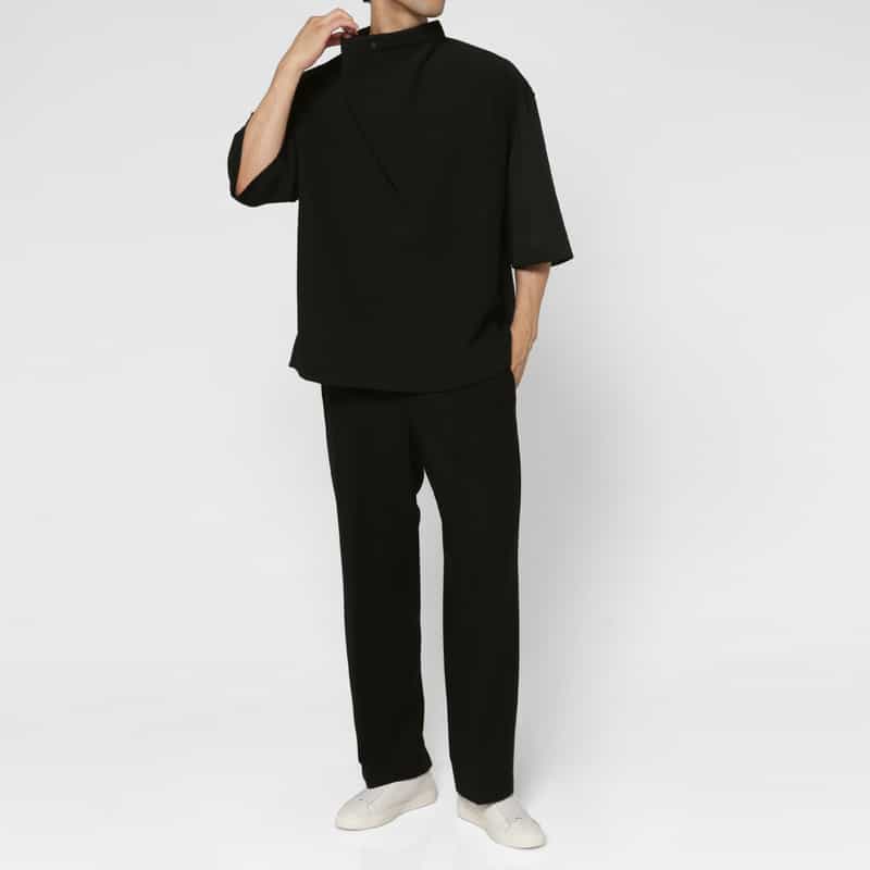 CFCL CFCL＜シーエフシーエル＞ デザインTシャツ BLACK