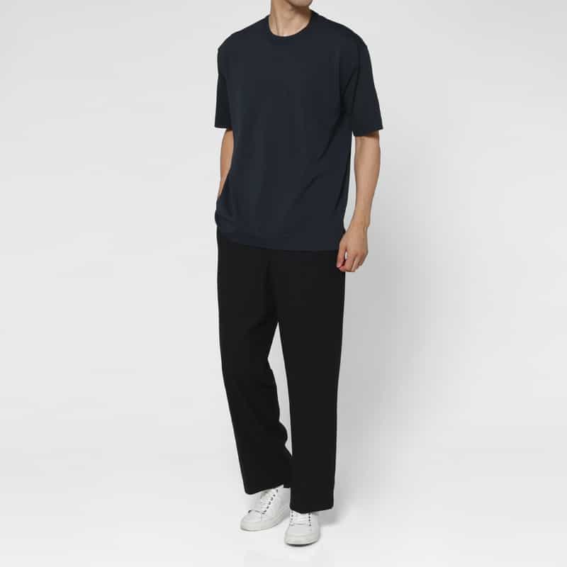 CFCL CFCL＜シーエフシーエル＞ ハイゲージカットソー NAVY