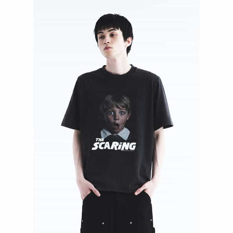 DAIRIKU DAIRIKU＜ダイリク＞ プリントTシャツ BLACK