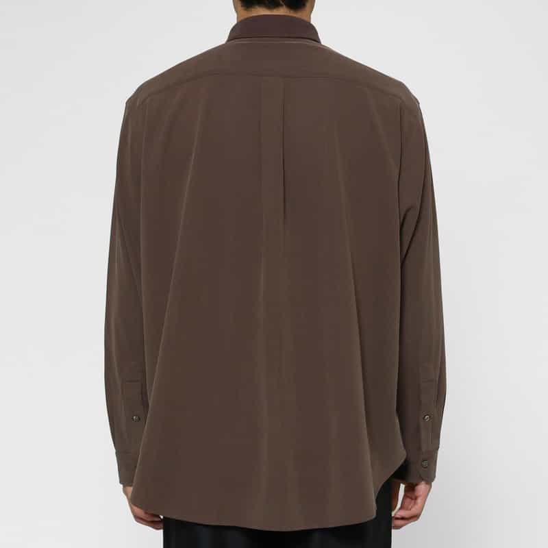 KANEMASA PHIL. KANEMASA PHIL.＜カネマサフィル＞ ロングスリーブカジュアルシャツ BROWN