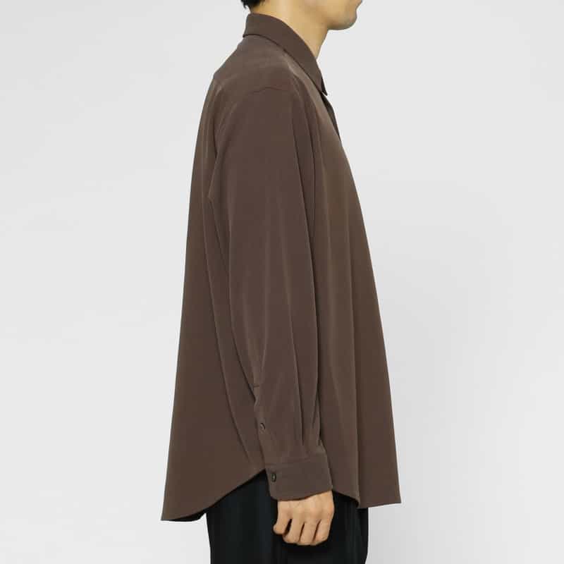 KANEMASA PHIL. KANEMASA PHIL.＜カネマサフィル＞ ロングスリーブカジュアルシャツ BROWN