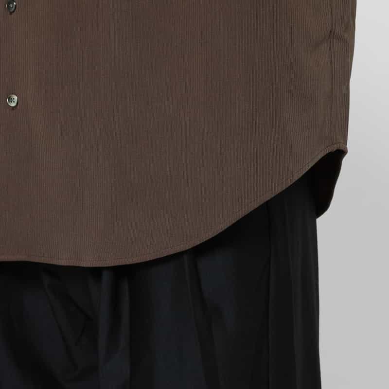 KANEMASA PHIL. KANEMASA PHIL.＜カネマサフィル＞ ロングスリーブカジュアルシャツ BROWN