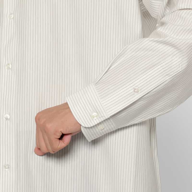 KANEMASA PHIL. KANEMASA PHIL.＜カネマサフィル＞ ロングスリーブカジュアルシャツ WHITE