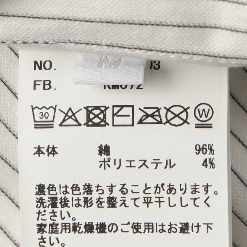 KANEMASA PHIL. KANEMASA PHIL.＜カネマサフィル＞ ロングスリーブカジュアルシャツ WHITE