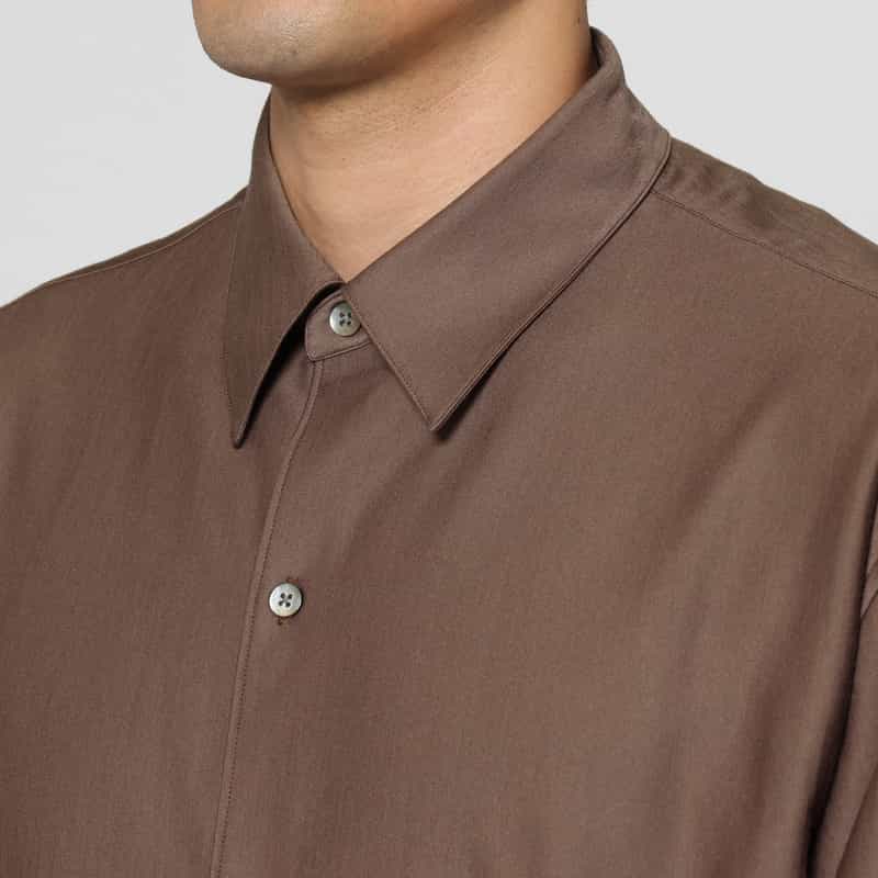 KANEMASA PHIL. KANEMASA PHIL.＜カネマサフィル＞ ロングスリーブカジュアルシャツ BEIGE