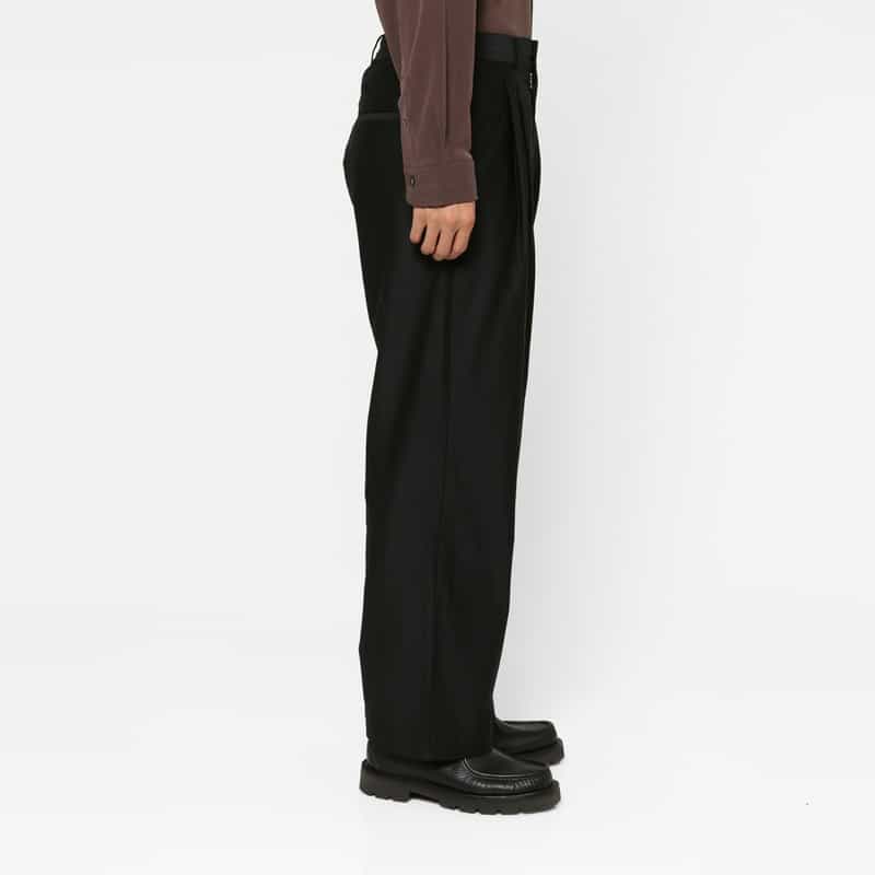 KANEMASA PHIL. KANEMASA PHIL.＜カネマサフィル＞ イージーワイドパンツ BLACK
