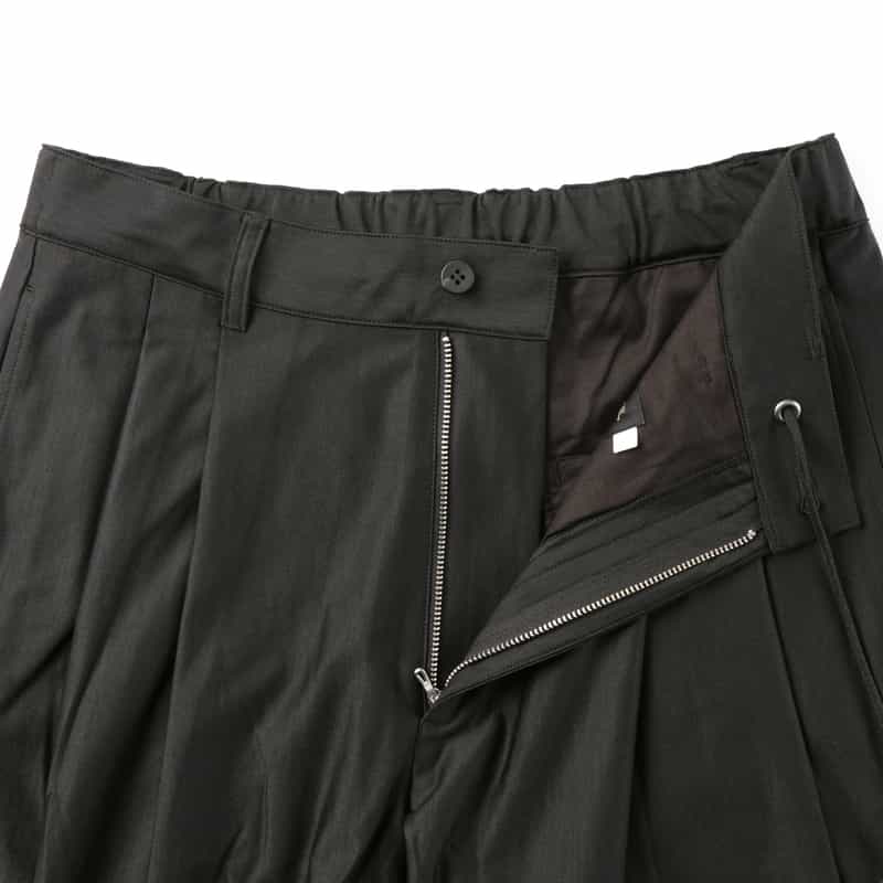 KANEMASA PHIL. KANEMASA PHIL.＜カネマサフィル＞ イージーワイドパンツ BLACK