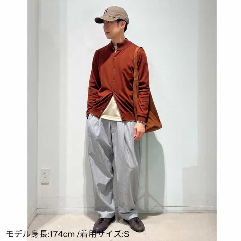 KANEMASA PHIL. KANEMASA PHIL.＜カネマサフィル＞ バーニーズ　ニューヨーク限定イージーワイドパンツ GRAY