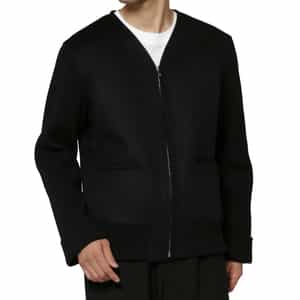 OVERCOAT＜オーバーコート＞ ジップアップノーカラーブルゾン