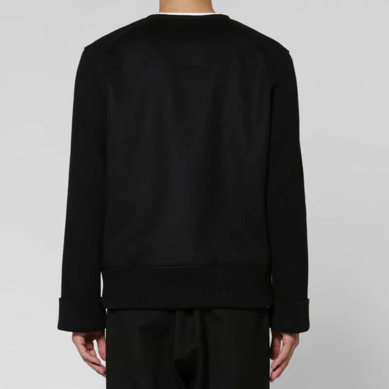 OVERCOAT OVERCOAT＜オーバーコート＞ ジップアップノーカラーブルゾン BLACK