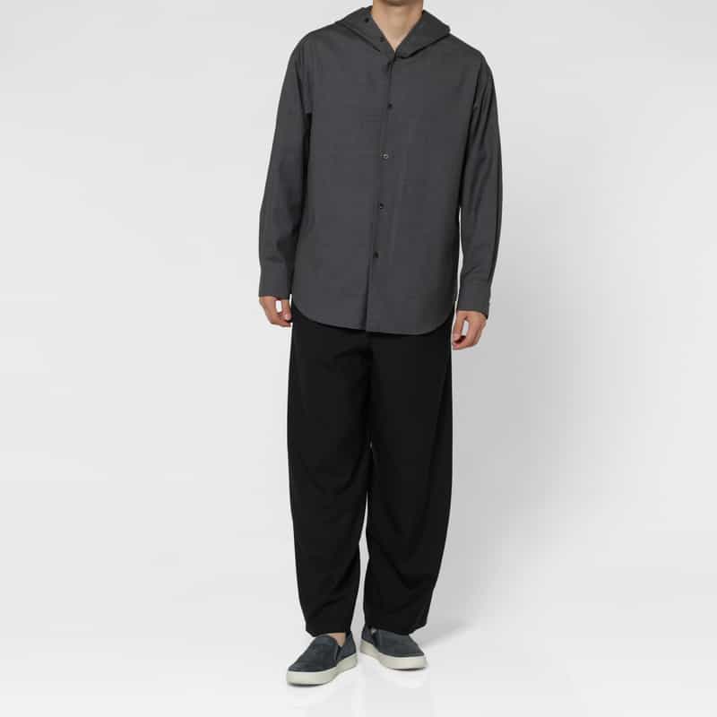 OVERCOAT OVERCOAT＜オーバーコート＞ イージーワイドパンツ BLACK