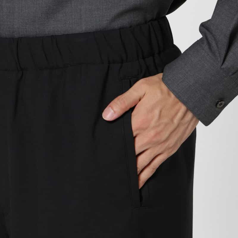 OVERCOAT OVERCOAT＜オーバーコート＞ イージーワイドパンツ BLACK