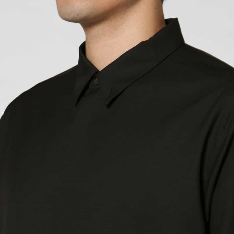 OVERCOAT OVERCOAT＜オーバーコート＞ ウールカジュアルシャツ BLACK