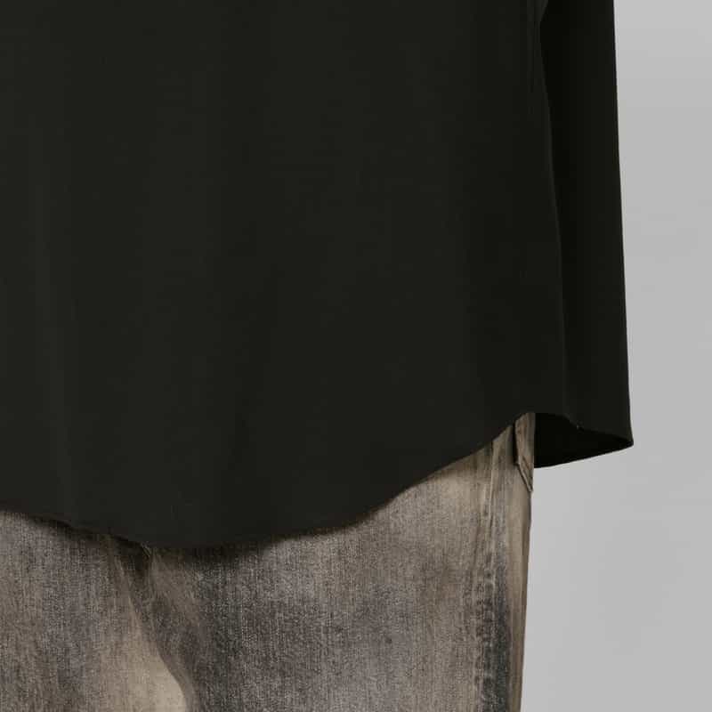OVERCOAT OVERCOAT＜オーバーコート＞ ウールカジュアルシャツ BLACK