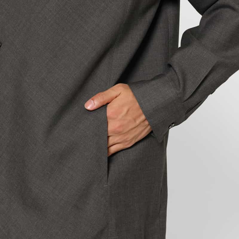 OVERCOAT OVERCOAT＜オーバーコート＞ トロピカルシャツ GRAY