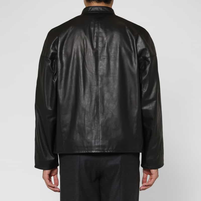 OVERCOAT OVERCOAT＜オーバーコート＞ バーニーズ　ニューヨーク限定シングルレザージャケット BLACK