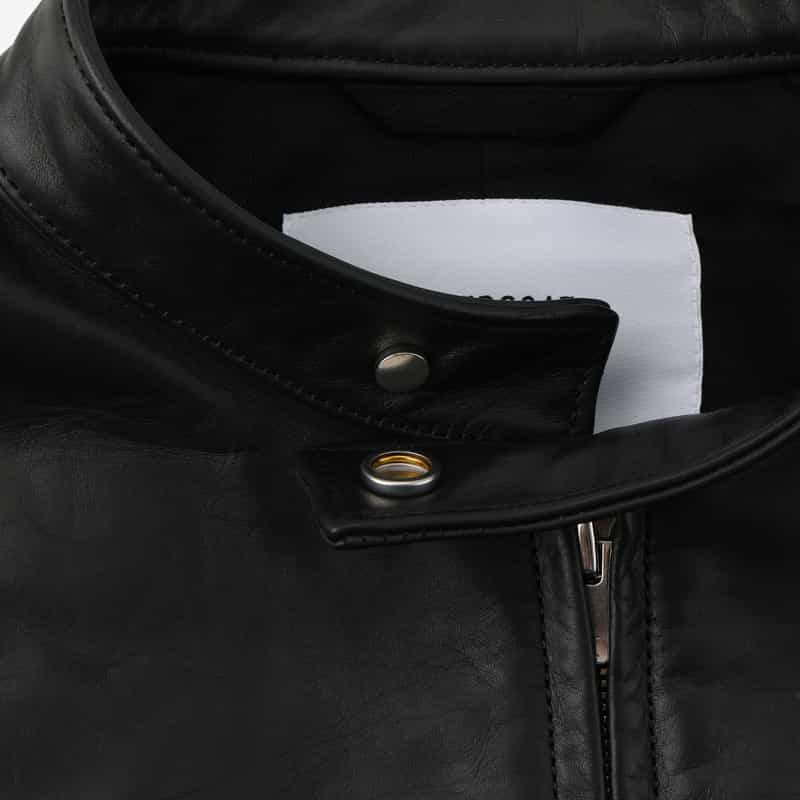 OVERCOAT OVERCOAT＜オーバーコート＞ バーニーズ　ニューヨーク限定シングルレザージャケット BLACK