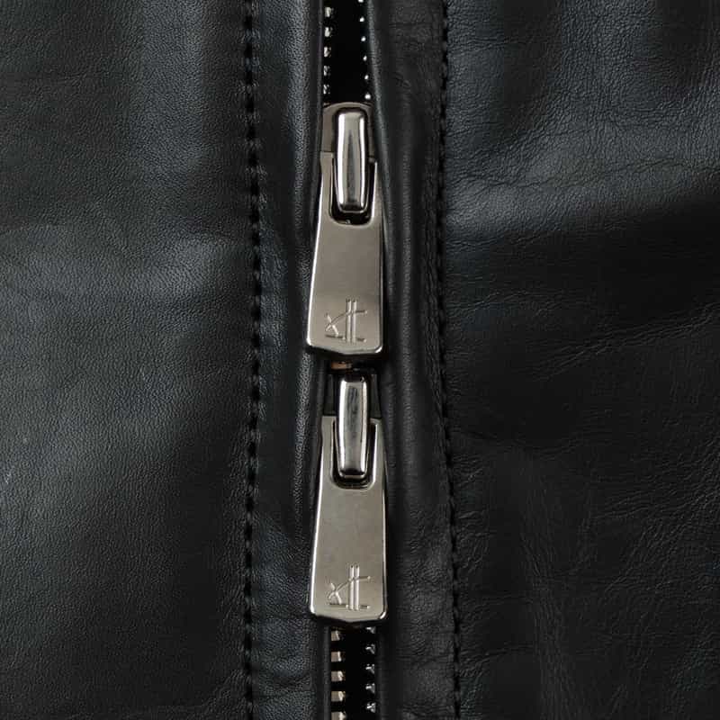 OVERCOAT OVERCOAT＜オーバーコート＞ バーニーズ　ニューヨーク限定シングルレザージャケット BLACK