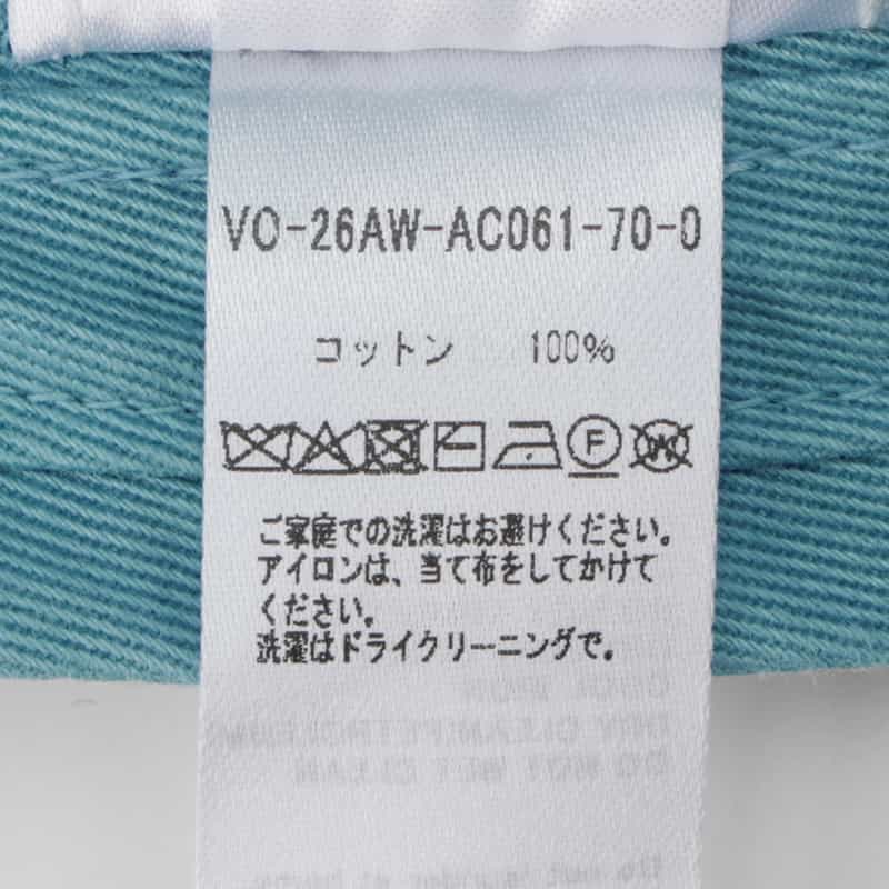 VOWELS VOWELS＜バウルズ＞ ロゴ入りベースボールキャップ BLUE