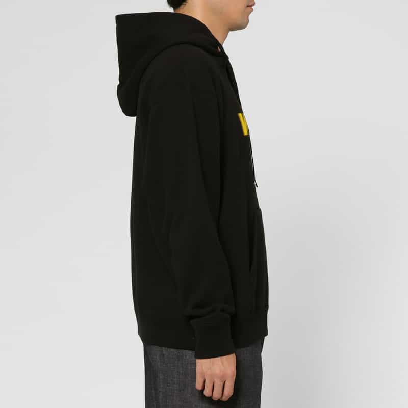 VOWELS VOWELS＜バウルズ＞ ロゴ入りスウェットフーディ BLACK