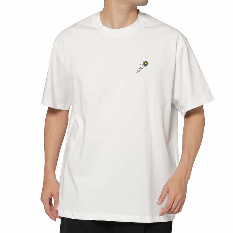 VOWELS VOWELS＜バウルズ＞ グラフィックロゴ入りTシャツ WHITE