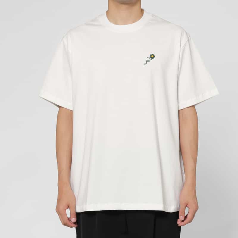 VOWELS VOWELS＜バウルズ＞ グラフィックロゴ入りTシャツ WHITE