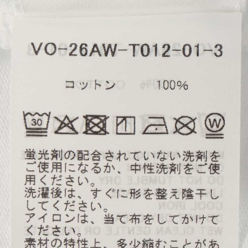 VOWELS VOWELS＜バウルズ＞ グラフィックTシャツ WHITE