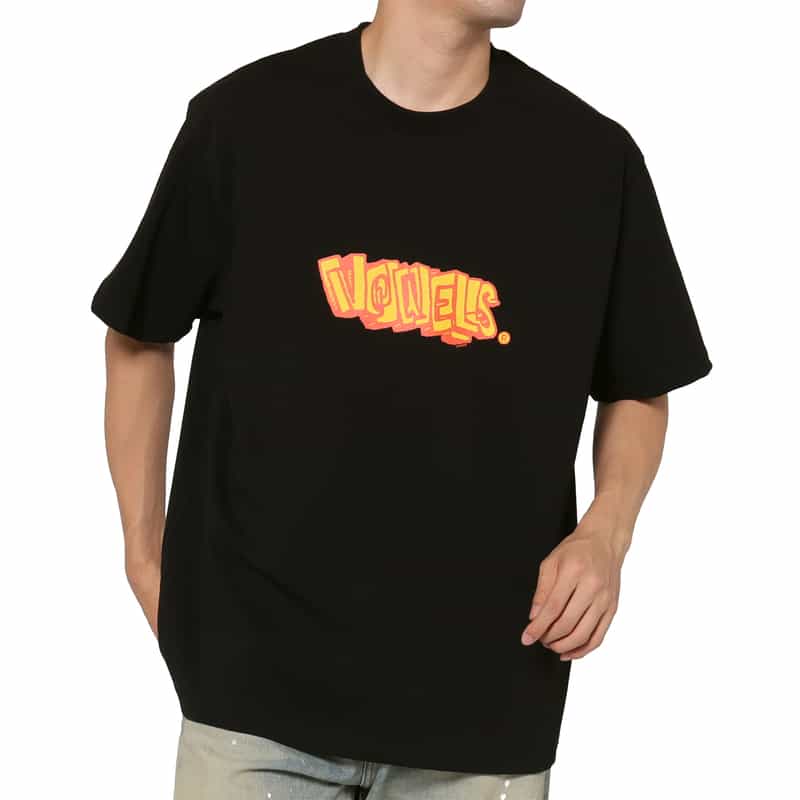 VOWELS VOWELS＜バウルズ＞ ロゴ入りTシャツ BLACK