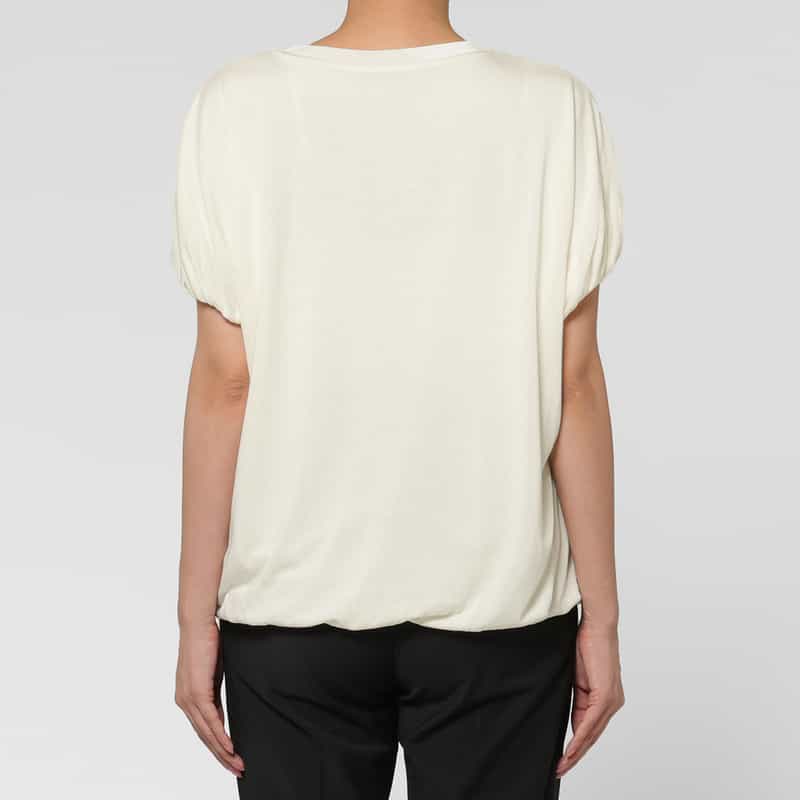 LAMRONS LAMRONS ＜ラムロンズ＞ バルーンスリーブ カットソー WHITE