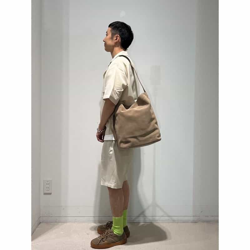 SANDQVIST SANDQVIST＜サンドクヴィスト＞ スエード素材ショルダーバッグ BEIGE