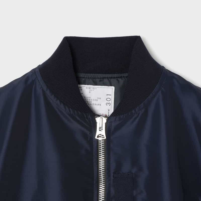 SACAI SACAI＜サカイ＞ ナイロンツイルブルゾン NAVY