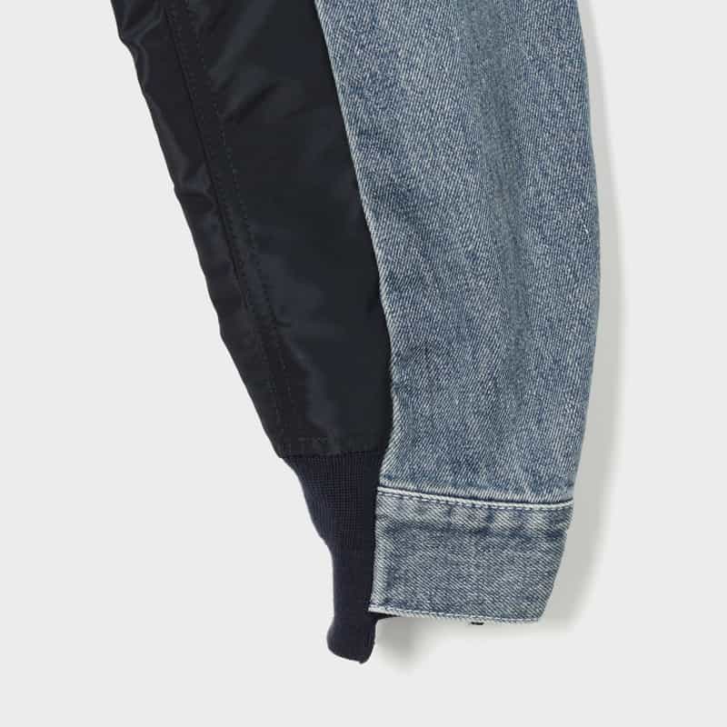 SACAI SACAI＜サカイ＞ コンビネーション デニムジャケット LIGHT BLUE