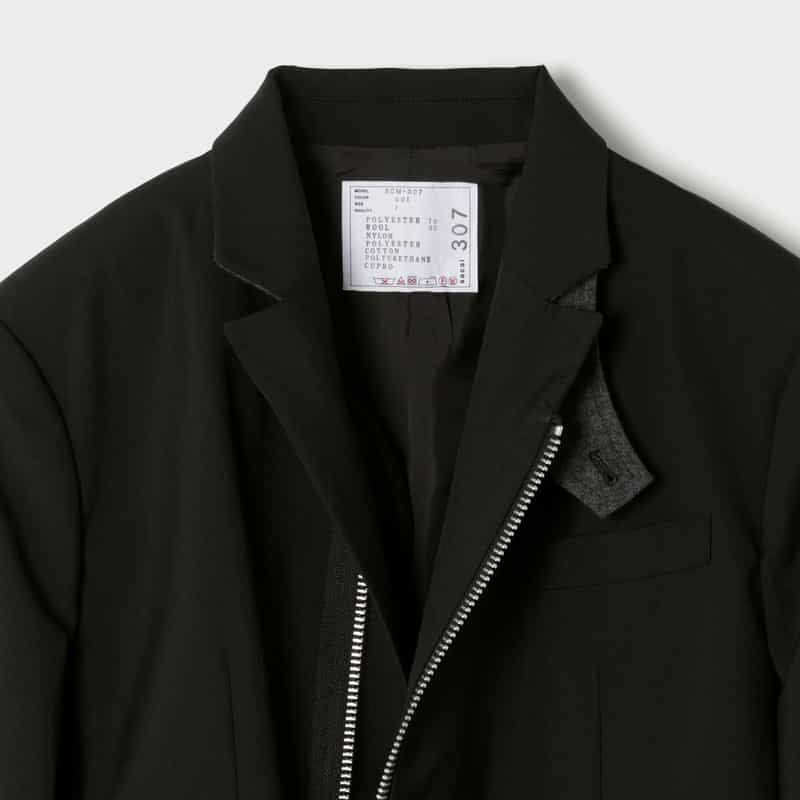 SACAI SACAI＜サカイ＞ スーチングジャケット BLACK