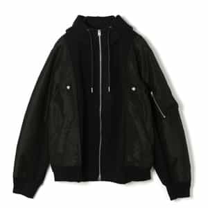 SACAI＜サカイ＞ コンビネーション ジップアップパーカー