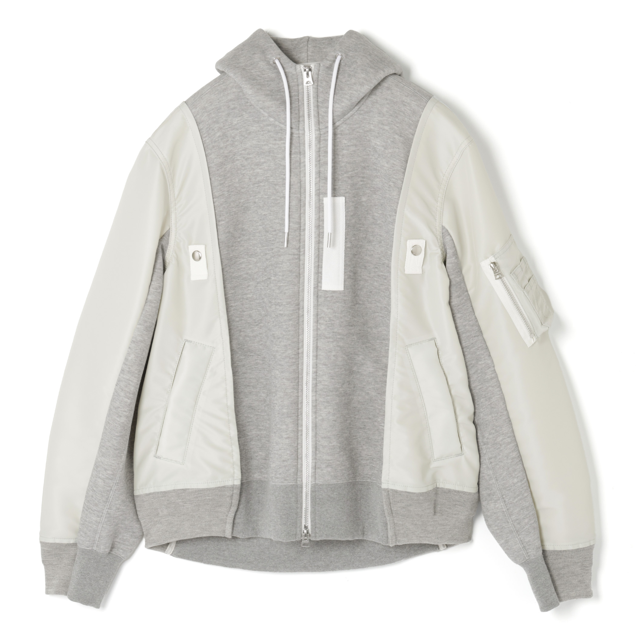 SACAI＜サカイ＞ コンビネーション ジップアップパーカー
