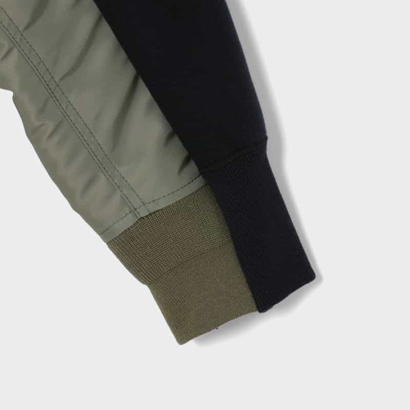 SACAI SACAI＜サカイ＞ コンビネーション スウェットパーカー NAVY