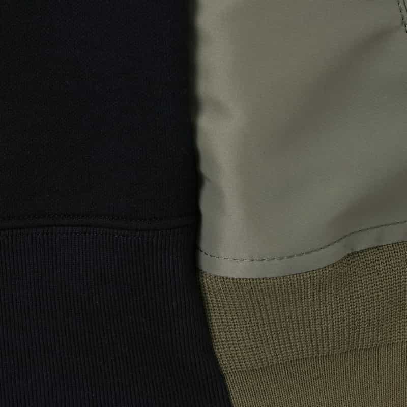 SACAI SACAI＜サカイ＞ コンビネーション スウェットパーカー NAVY