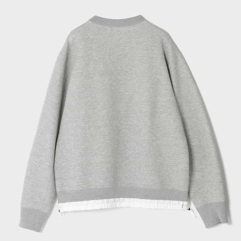 SACAI SACAI＜サカイ＞ スウェットプルオーバー LIGHT GRAY