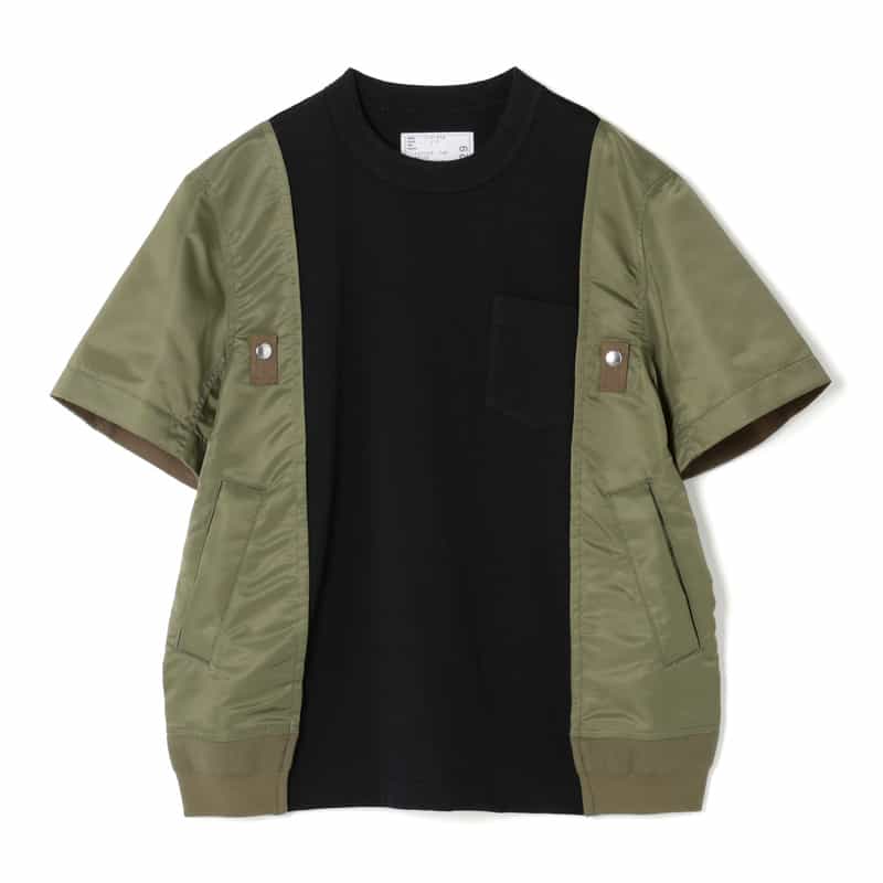 SACAI＜サカイ＞ コンビネーションTシャツ