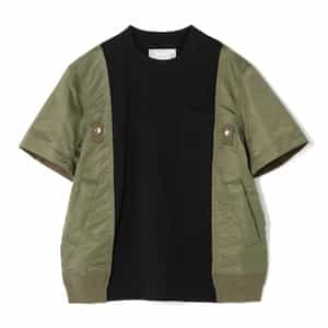 SACAI＜サカイ＞ コンビネーションTシャツ