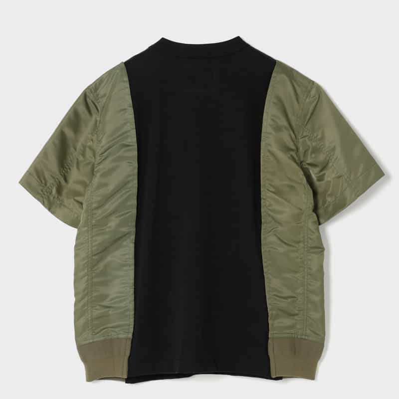 SACAI SACAI＜サカイ＞ コンビネーションTシャツ NAVY