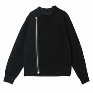 SACAI＜サカイ＞ コンビネーションジップアップスウェットプルオーバー
