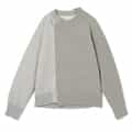 SACAI＜サカイ＞ コンビネーションジップアップスウェットプルオーバー