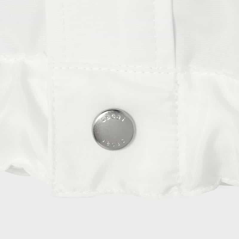 SACAI SACAI＜サカイ＞ ドローコード付きポプリンシャツ WHITE