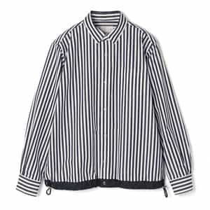 SACAI＜サカイ＞ ドローコード付きポプリンシャツ
